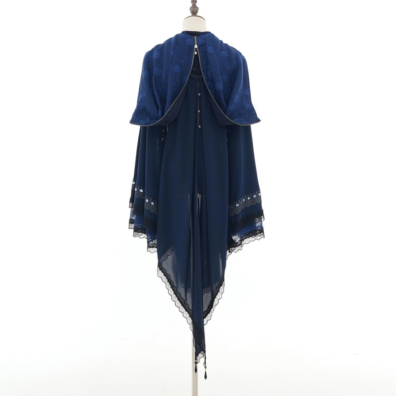 Whimsical Rosy Cats Cat Ear Cape