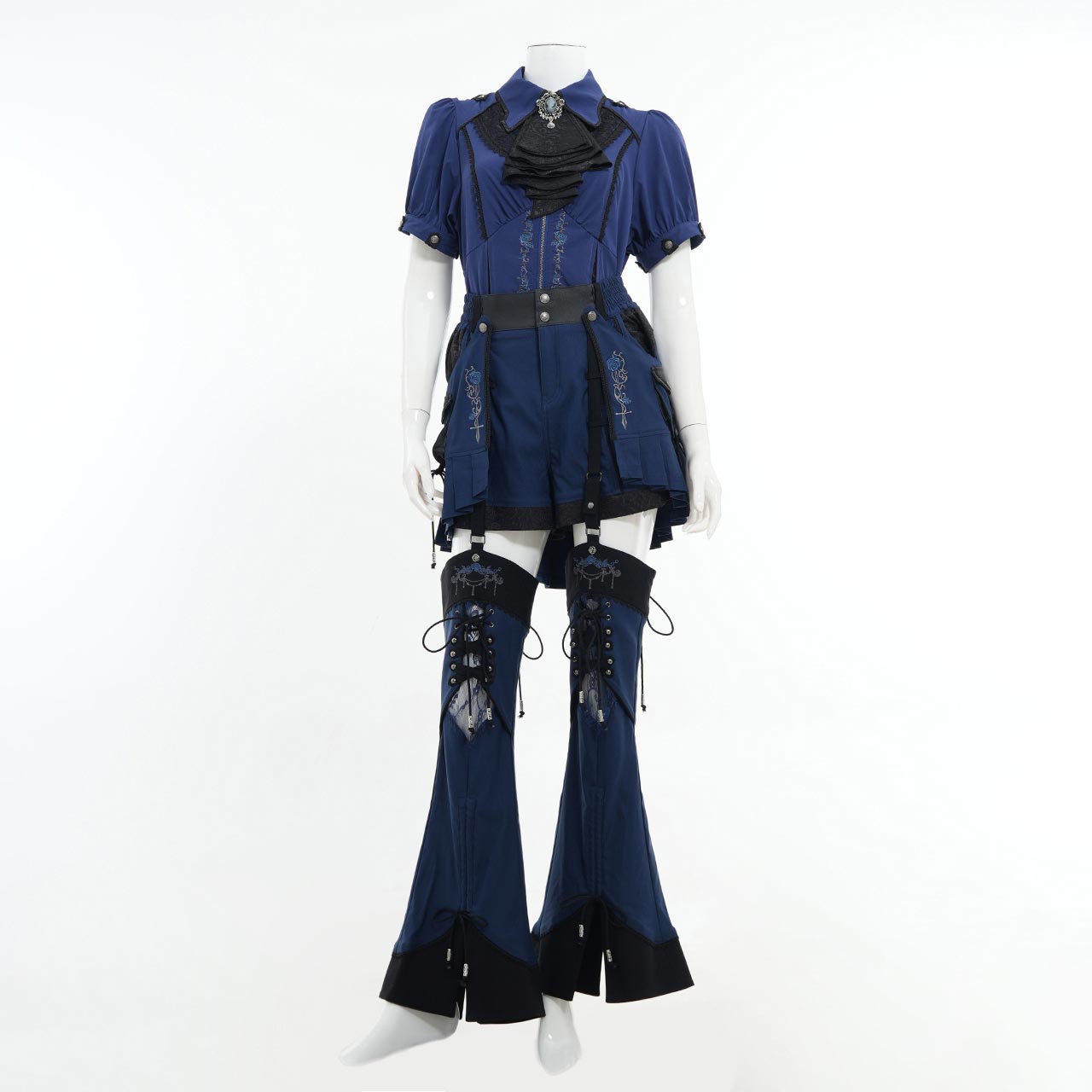 カシニョール 、【MAUVE BLOUSE WITH JABOTS】、日本未発売 Whimsical Rosy Cats blouse with jabot 【L】 – Ozz On Japan