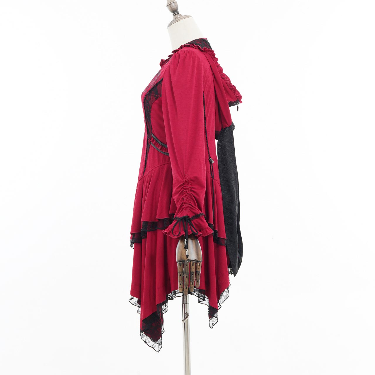 Whimsical Rosy Cats Bunny Ear Hoodie