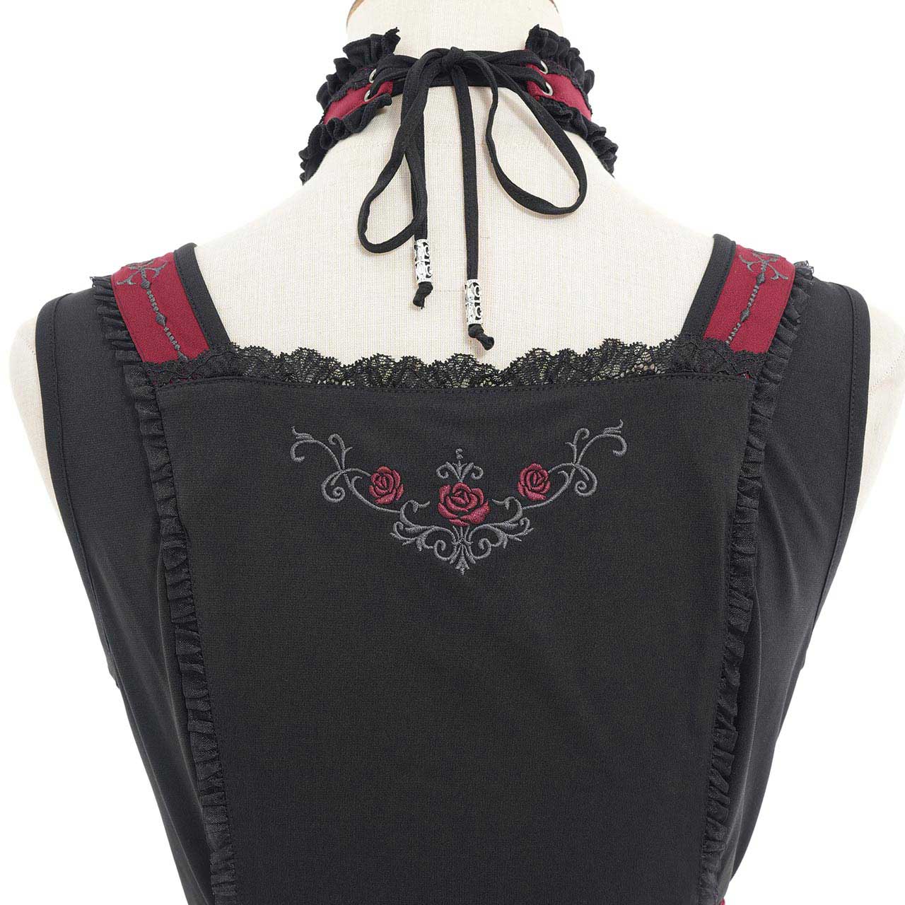 Whimsical Rosy Cats Lace-up Camisole