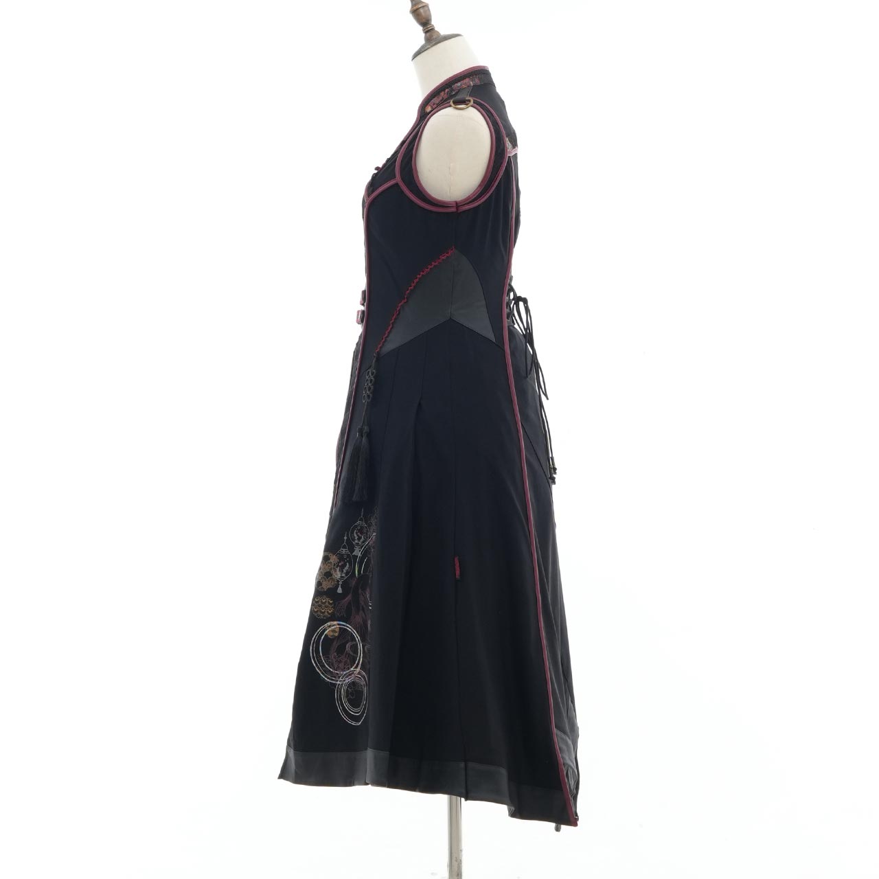 月光幻華 Asymmetrical Long Gilet 【M】