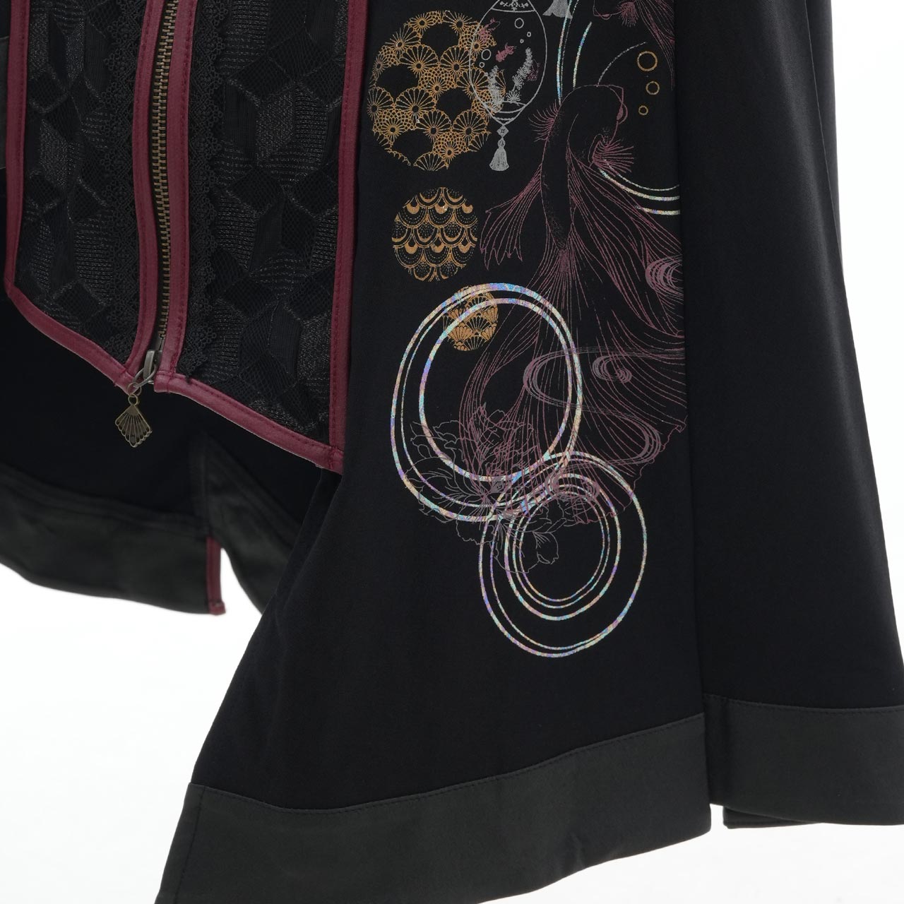 月光幻華 Asymmetrical Long Gilet 【M】