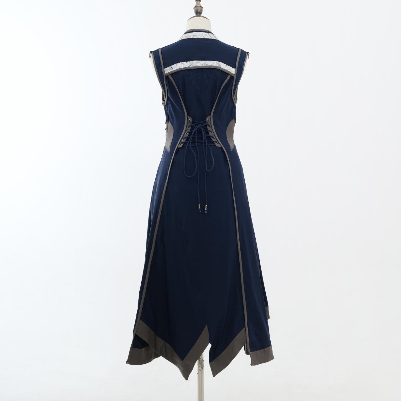 月光幻華 Asymmetrical Long Gilet 【L】