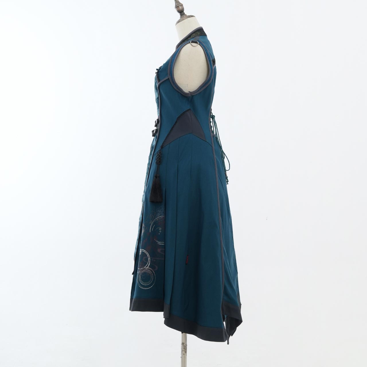 月光幻華 Asymmetrical Long Gilet 【L】