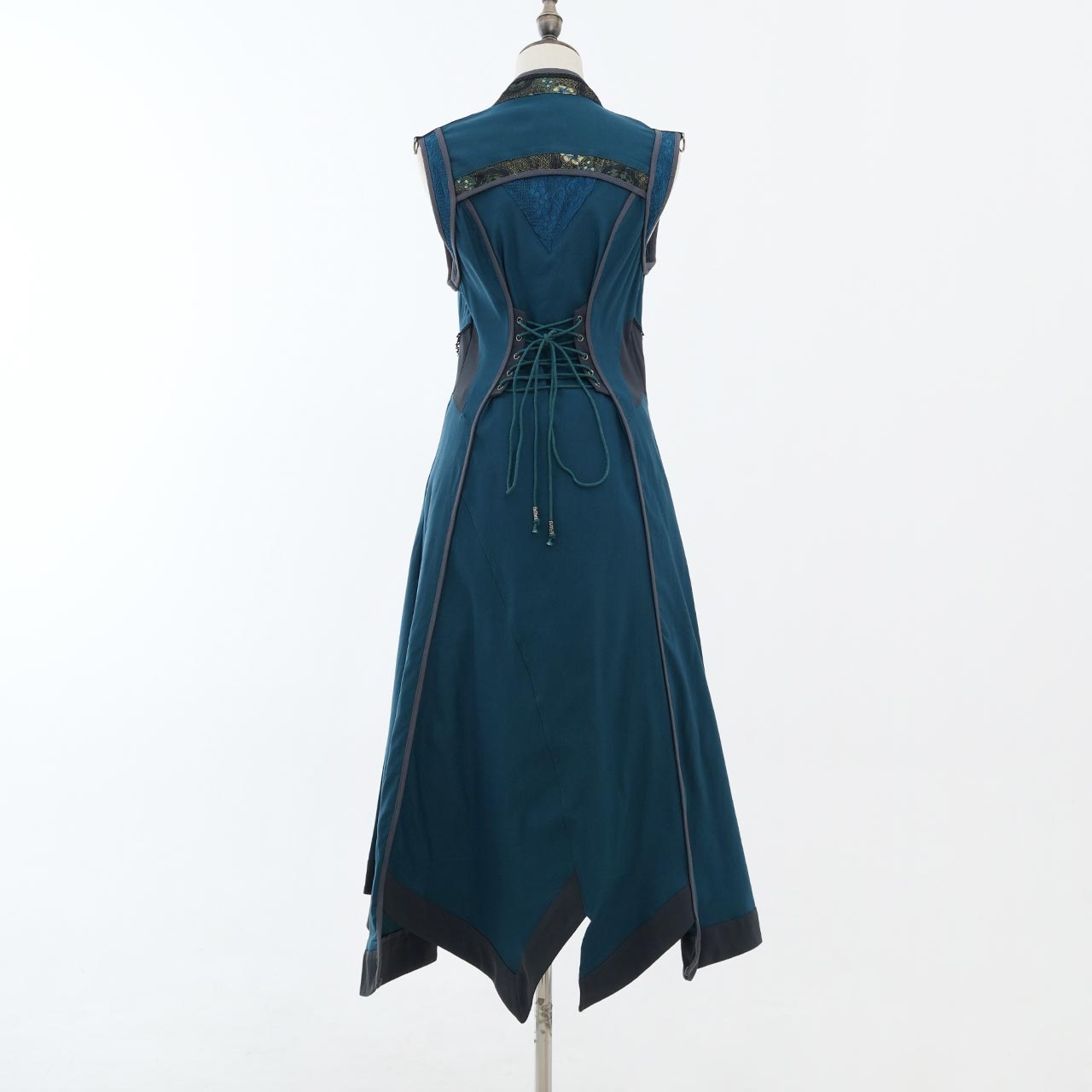 月光幻華 Asymmetrical Long Gilet 【L】
