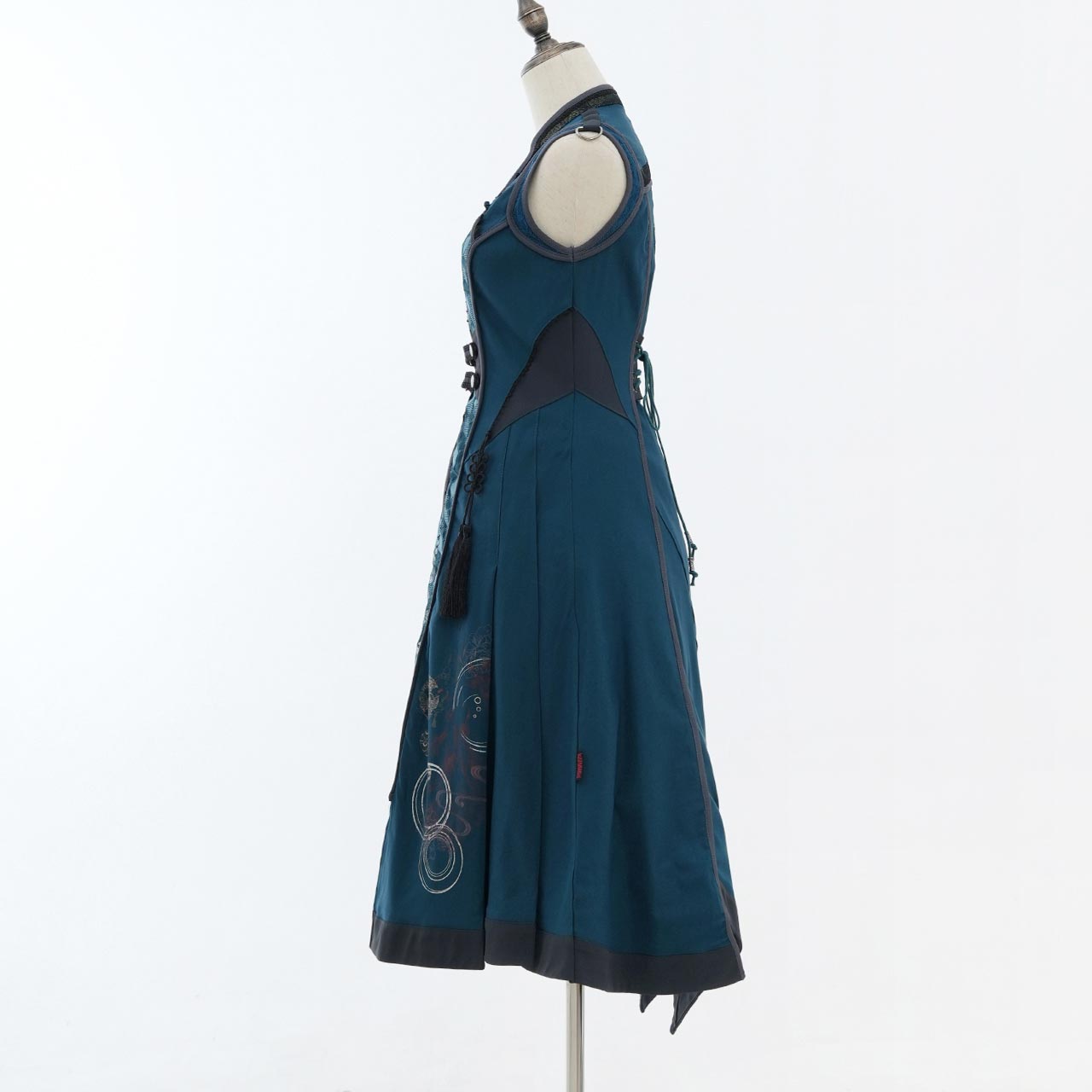 月光幻華 Asymmetrical Long Gilet 【M】