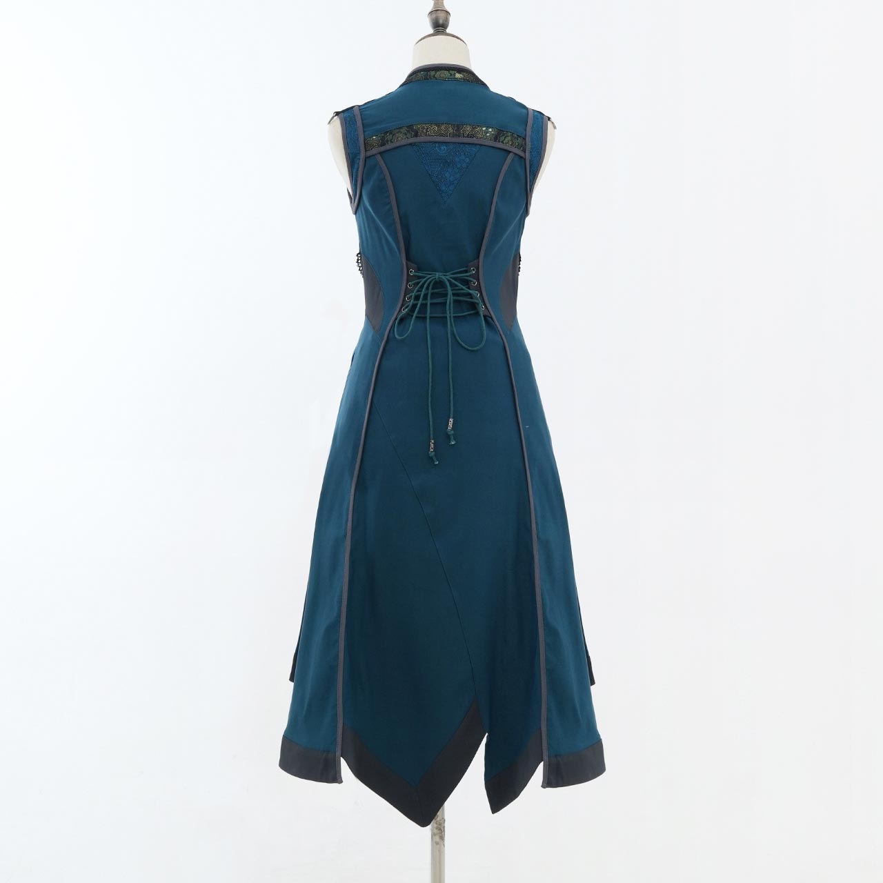 月光幻華 Asymmetrical Long Gilet 【M】