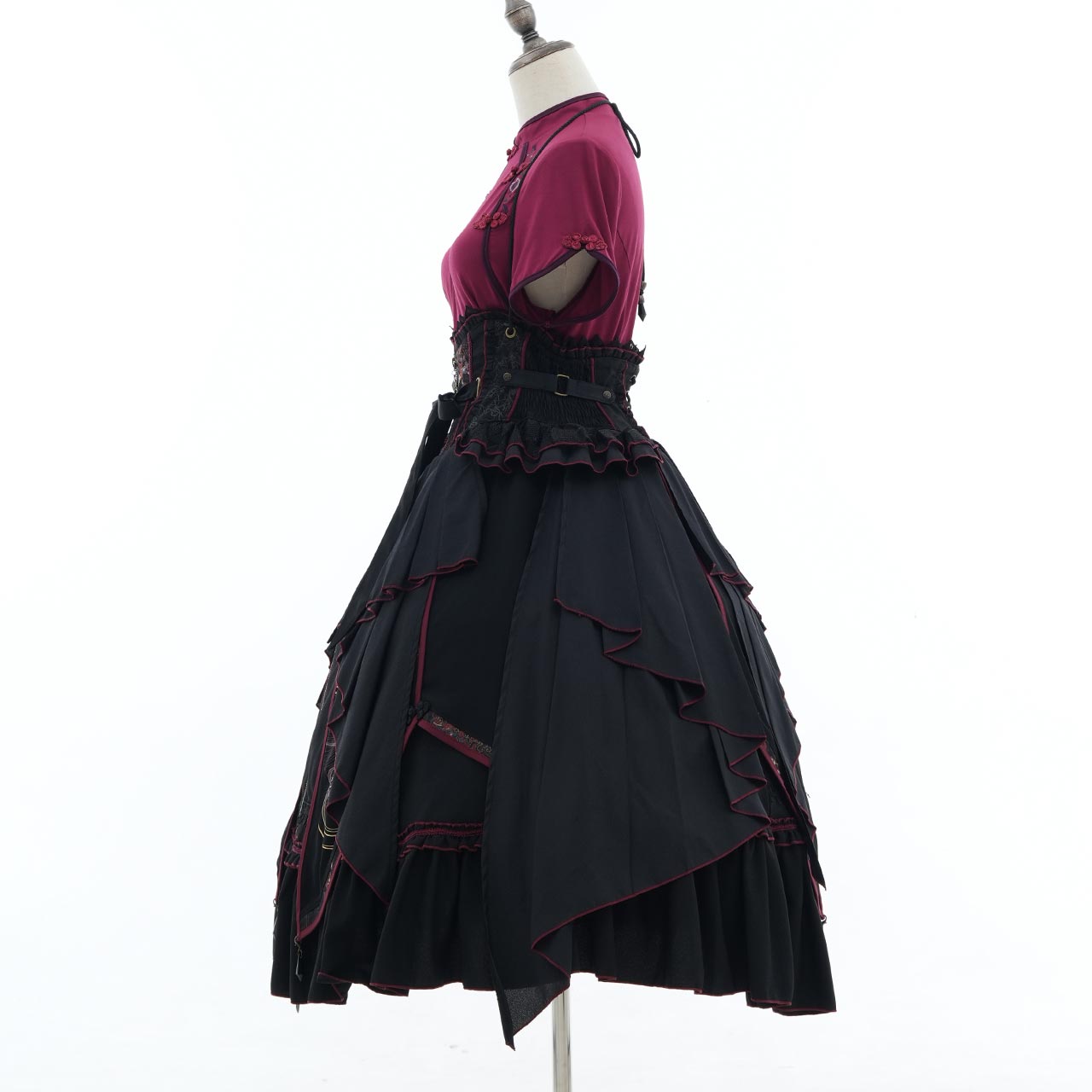 月影ノ華 Moonlight Blossom Cut-and-Sew Top