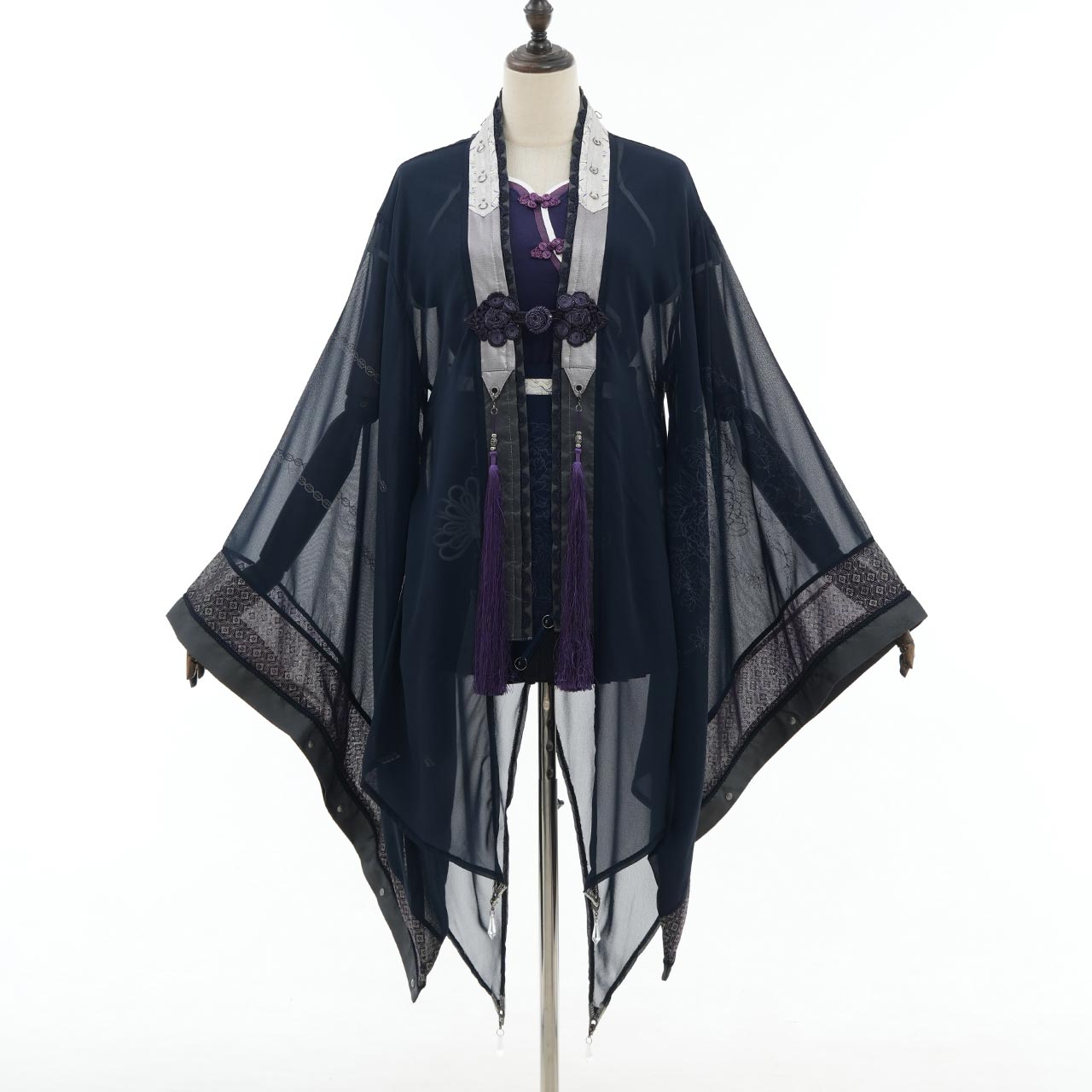 月光幻華 Moonlight Illusion-Flower Haori Jacket