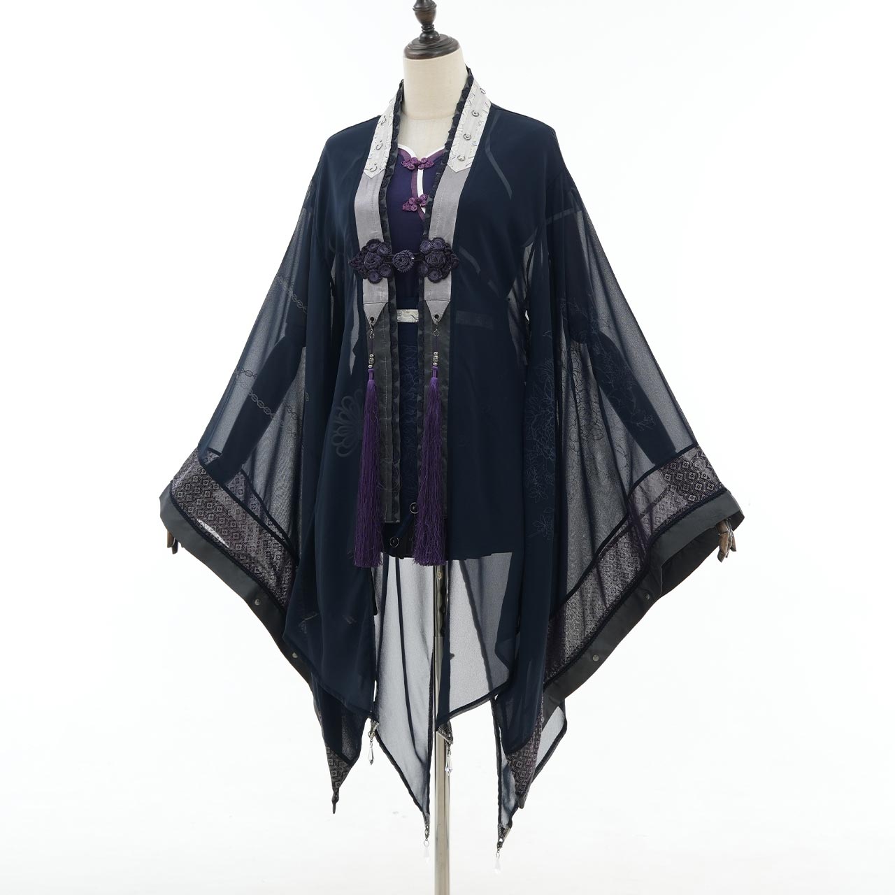 月光幻華 Moonlight Illusion-Flower Haori Jacket