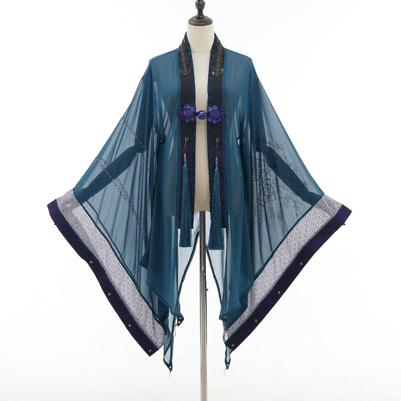月光幻華 Moonlight Illusion-Flower Haori Jacket