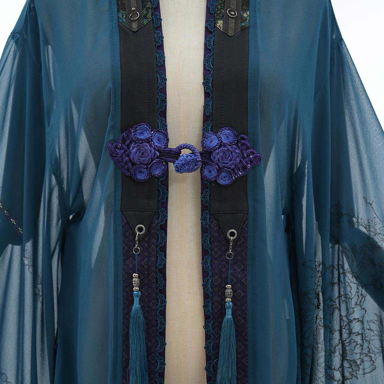 月光幻華 Moonlight Illusion-Flower Haori Jacket