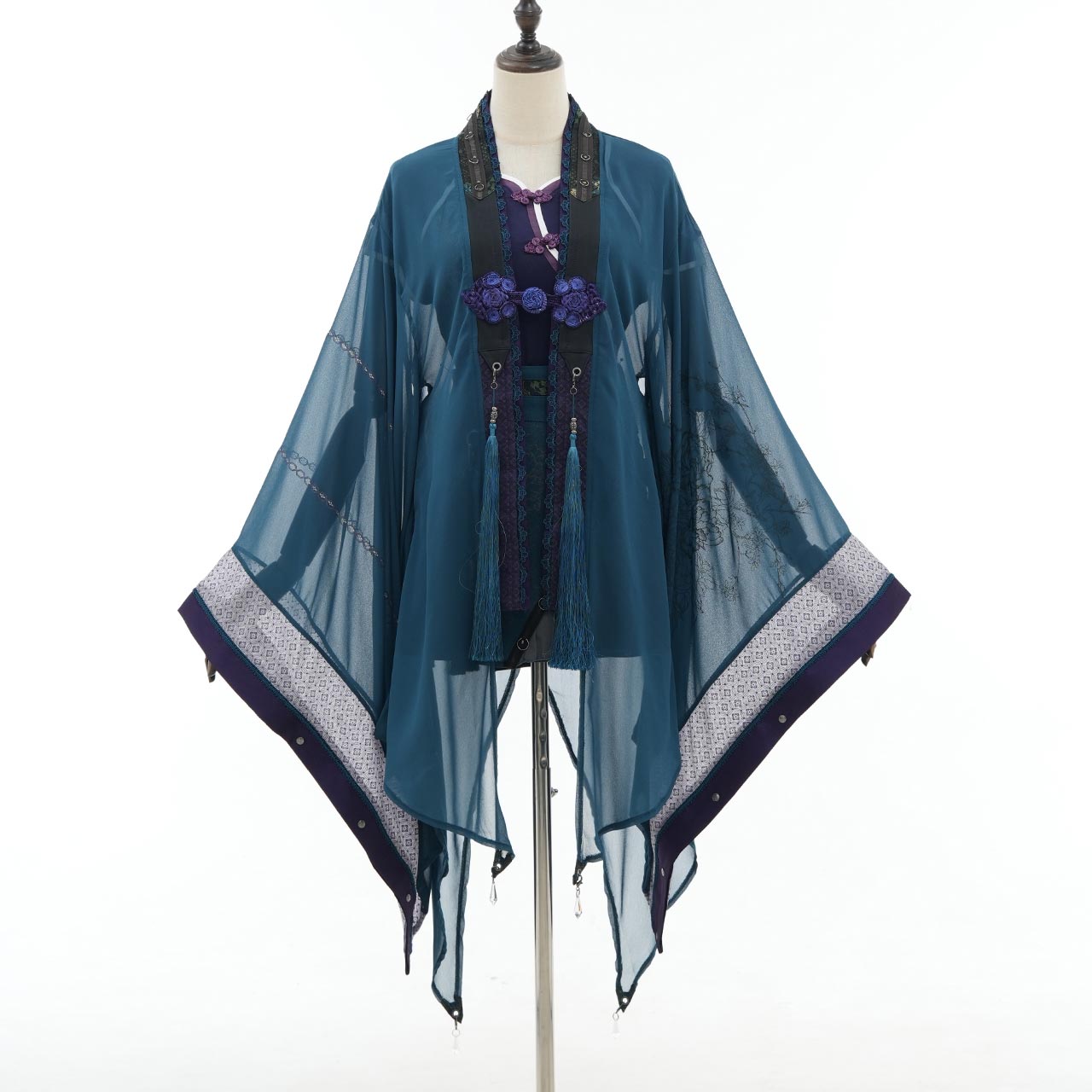 月光幻華 Moonlight Illusion-Flower Haori Jacket