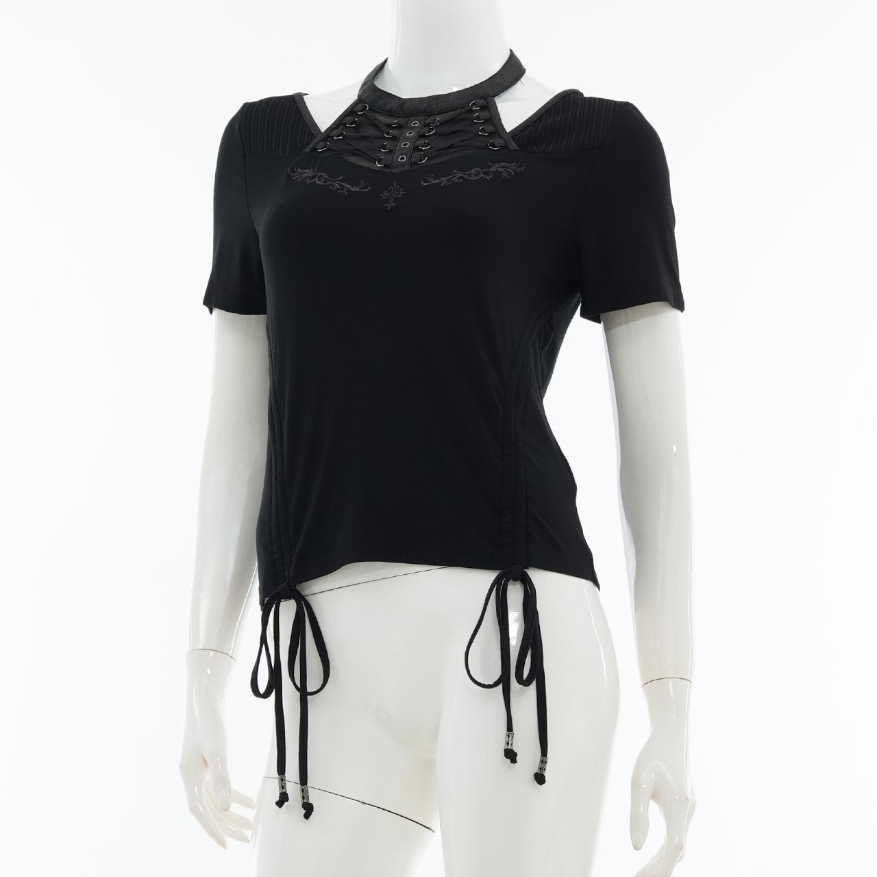 Remnants of Silent Depth Shirred Cut-and-Sew Top