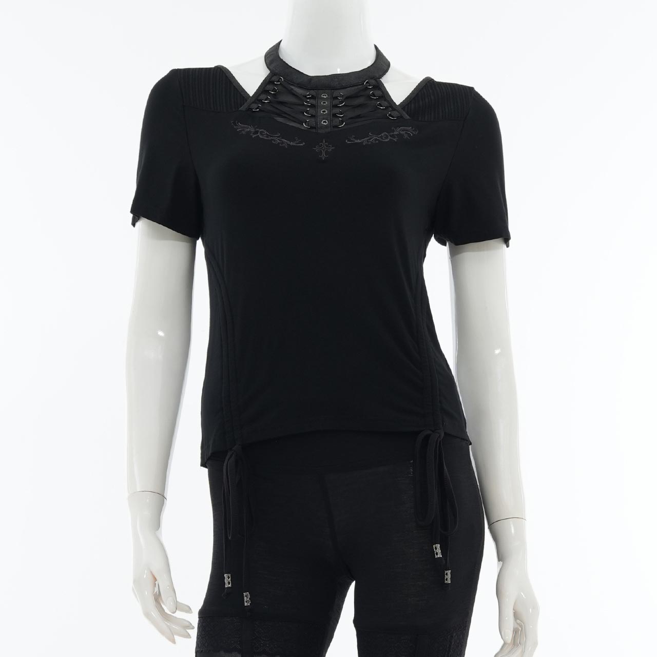Remnants of Silent Depth Shirred Cut-and-Sew Top