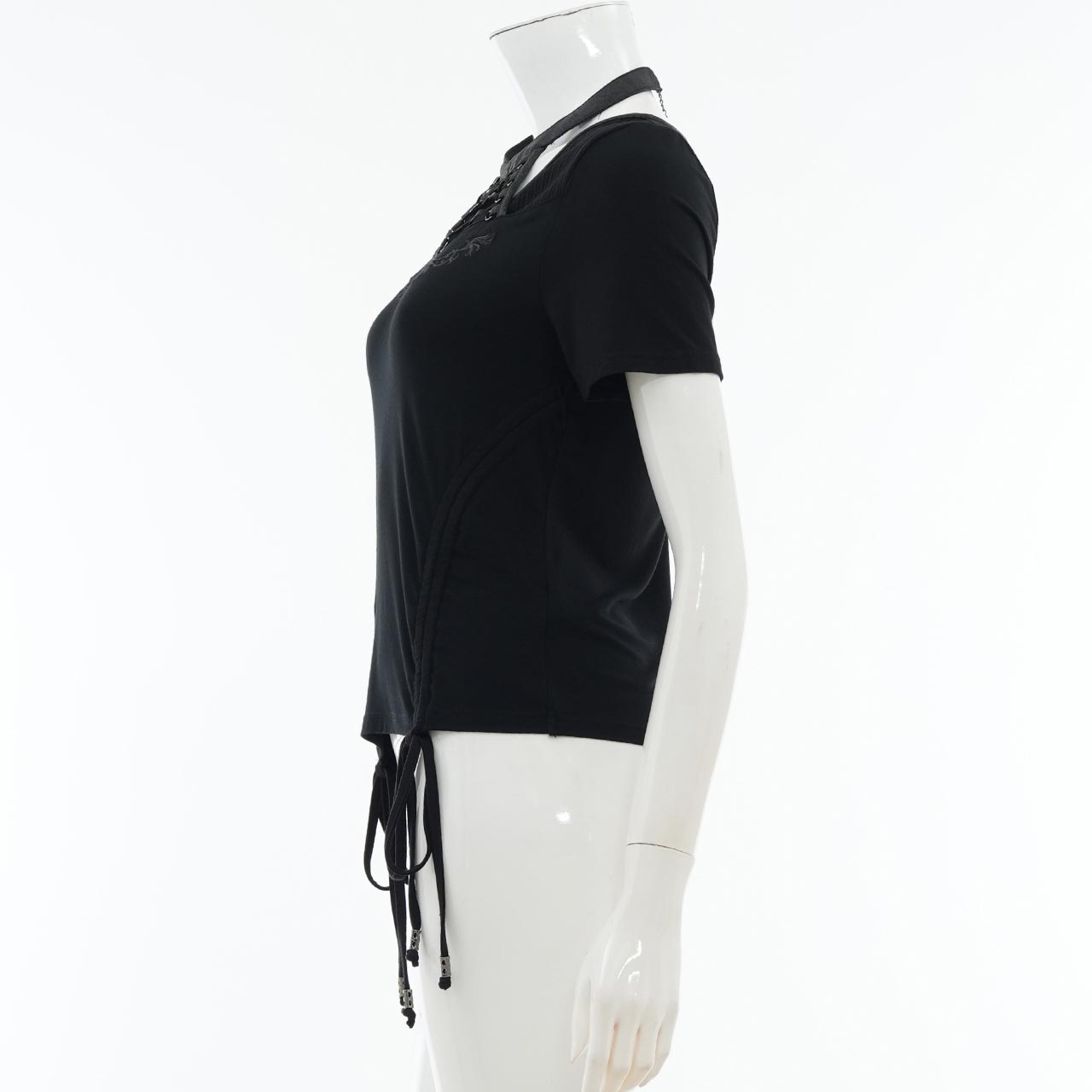 Remnants of Silent Depth Shirred Cut-and-Sew Top