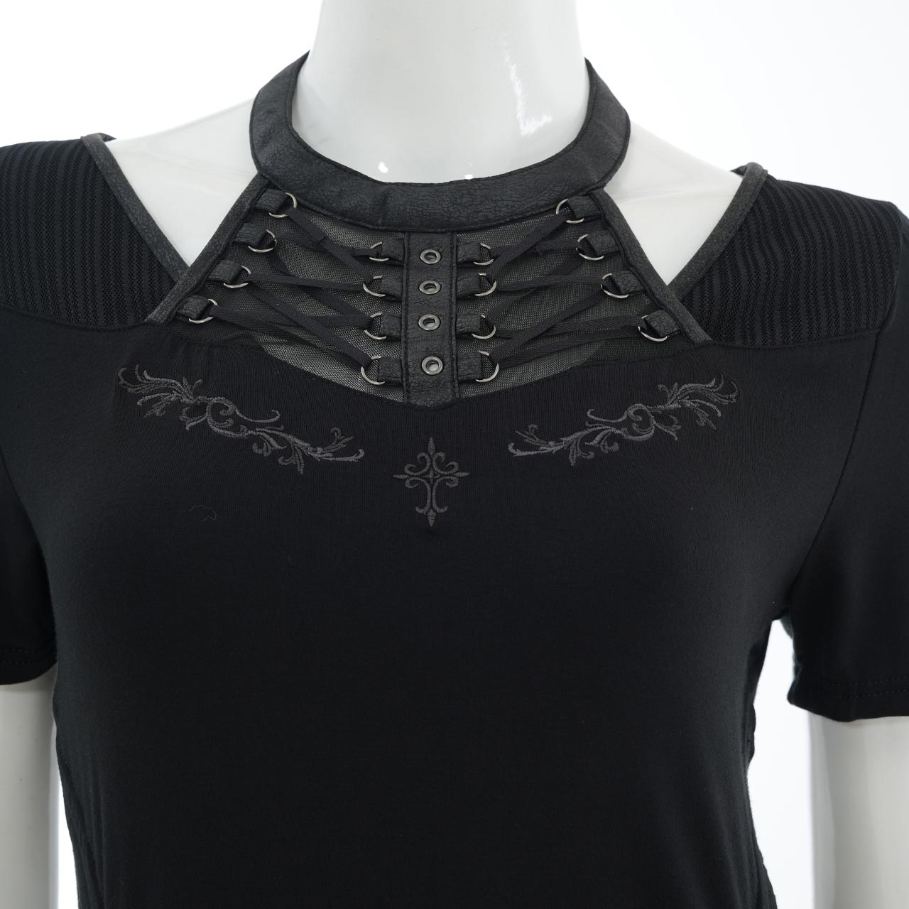 Remnants of Silent Depth Shirred Cut-and-Sew Top