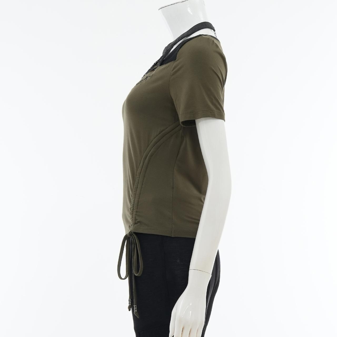 Remnants of Silent Depth Shirred Cut-and-Sew Top