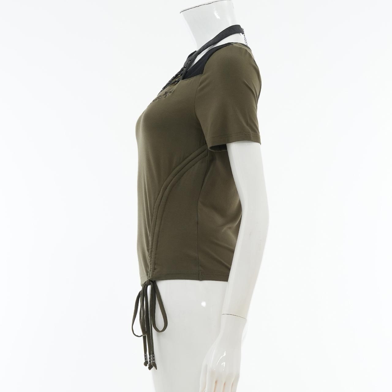 Remnants of Silent Depth Shirred Cut-and-Sew Top