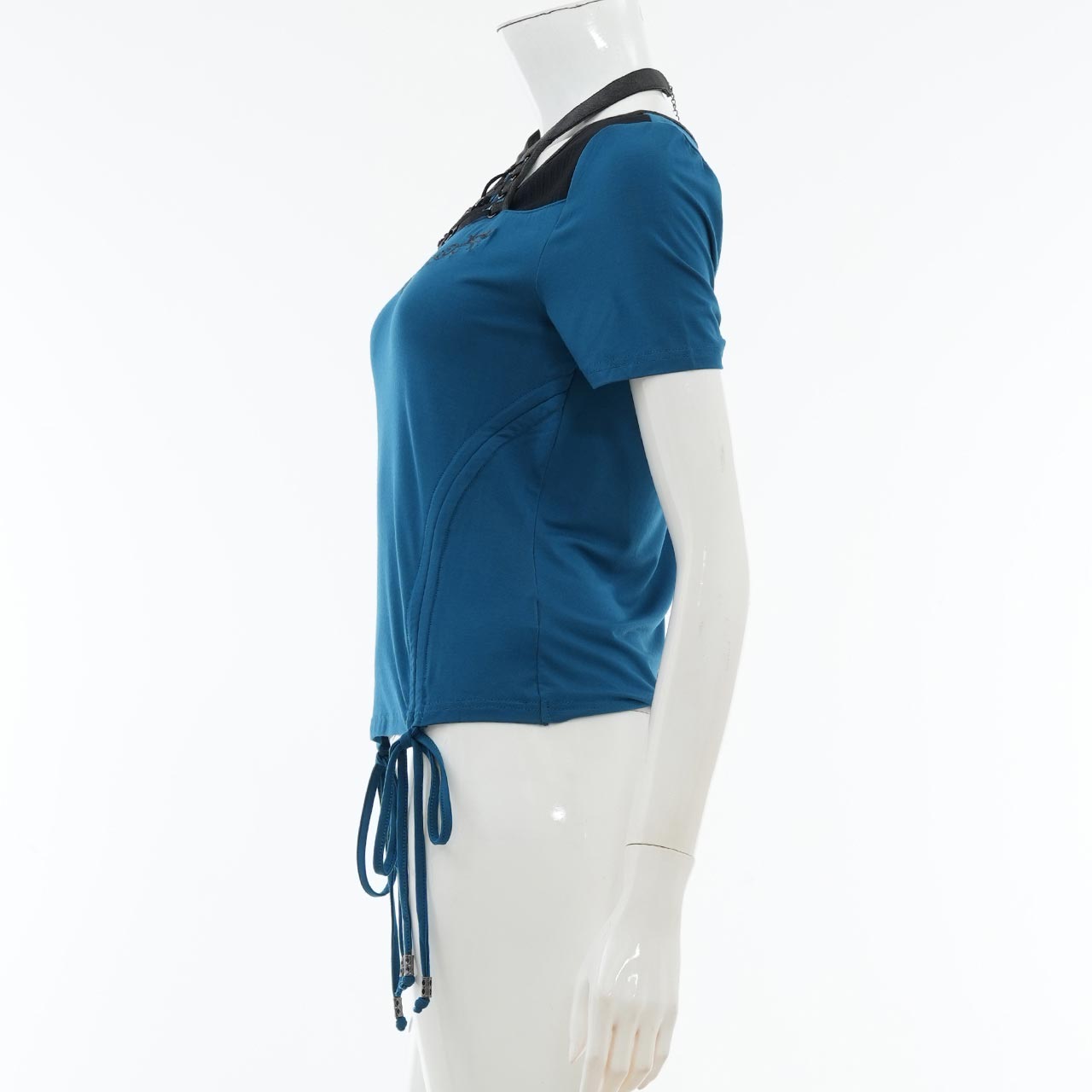 Remnants of Silent Depth Shirred Cut-and-Sew Top