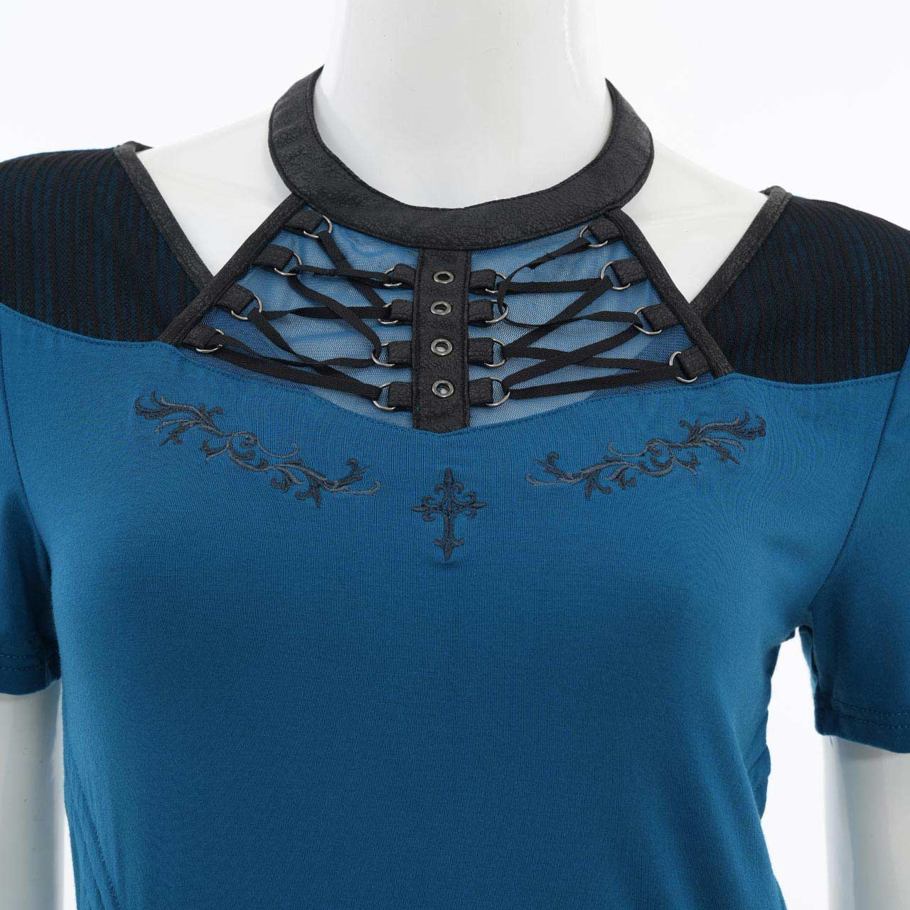 Remnants of Silent Depth Shirred Cut-and-Sew Top