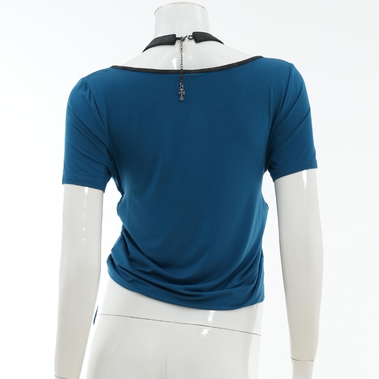 Remnants of Silent Depth Shirred Cut-and-Sew Top
