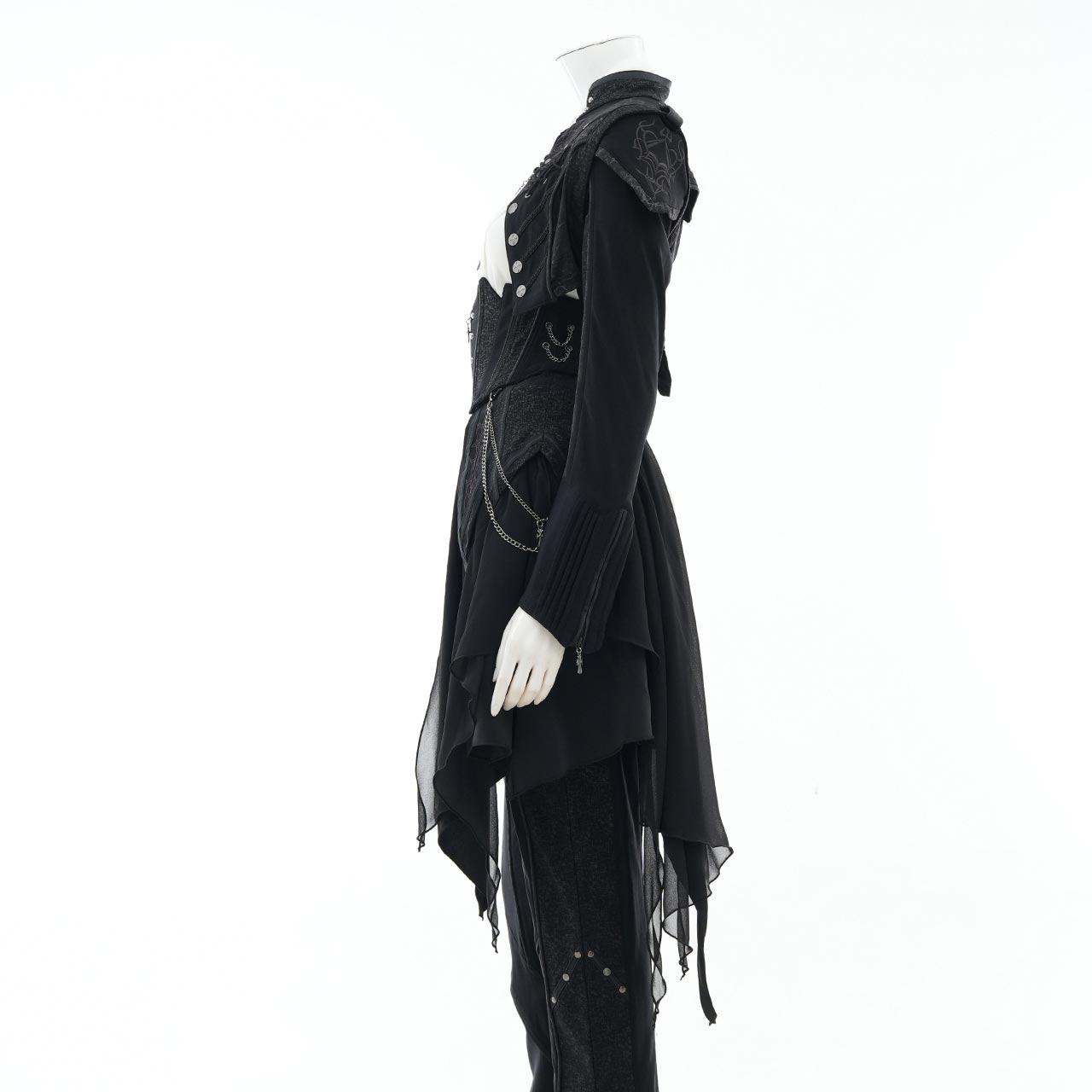 Remnants of Silent Depth Corset Skirt with Pockets