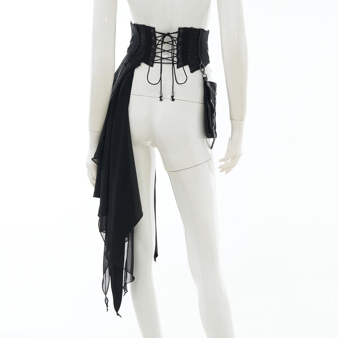 Remnants of Silent Depth Corset Skirt with Pockets