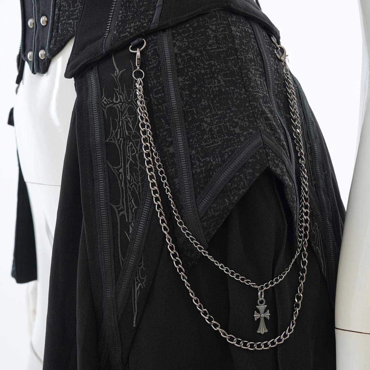 Remnants of Silent Depth Corset Skirt with Pockets