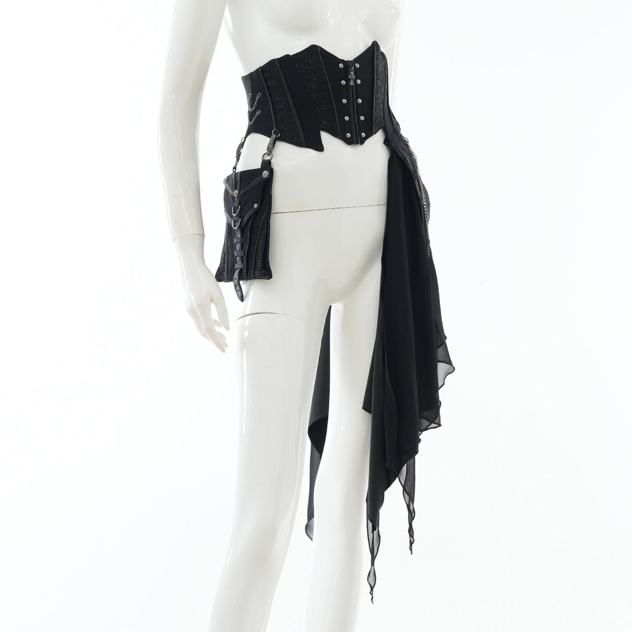 Remnants of Silent Depth Corset Skirt with Pockets