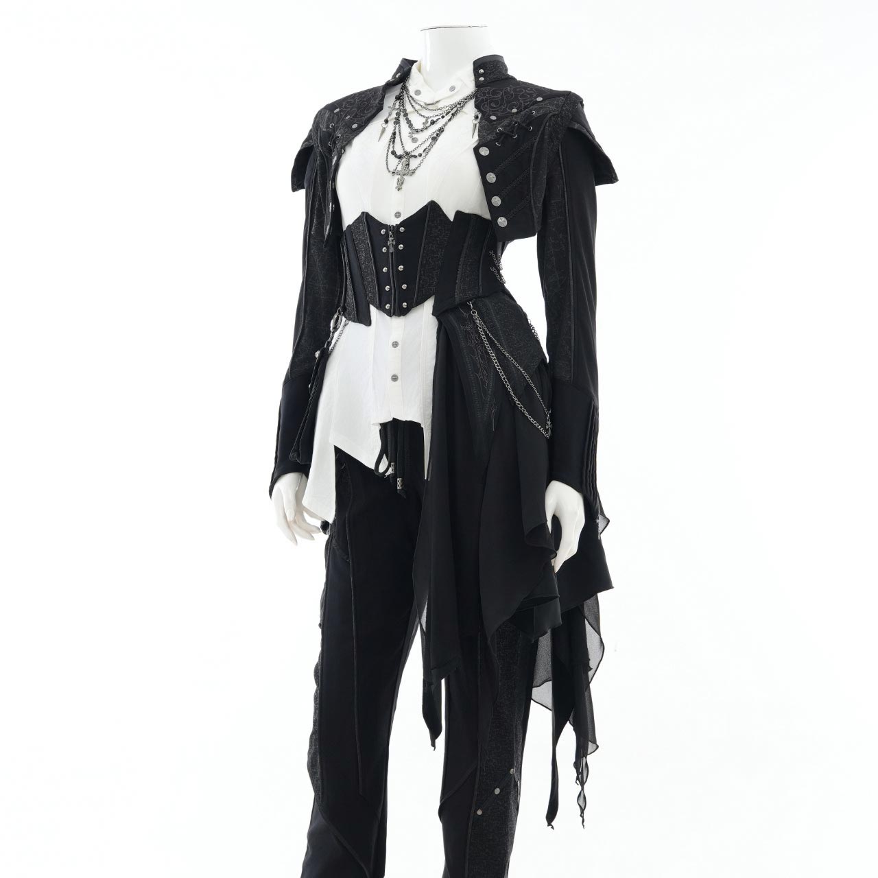 Remnants of Silent Depth Corset Skirt with Pockets