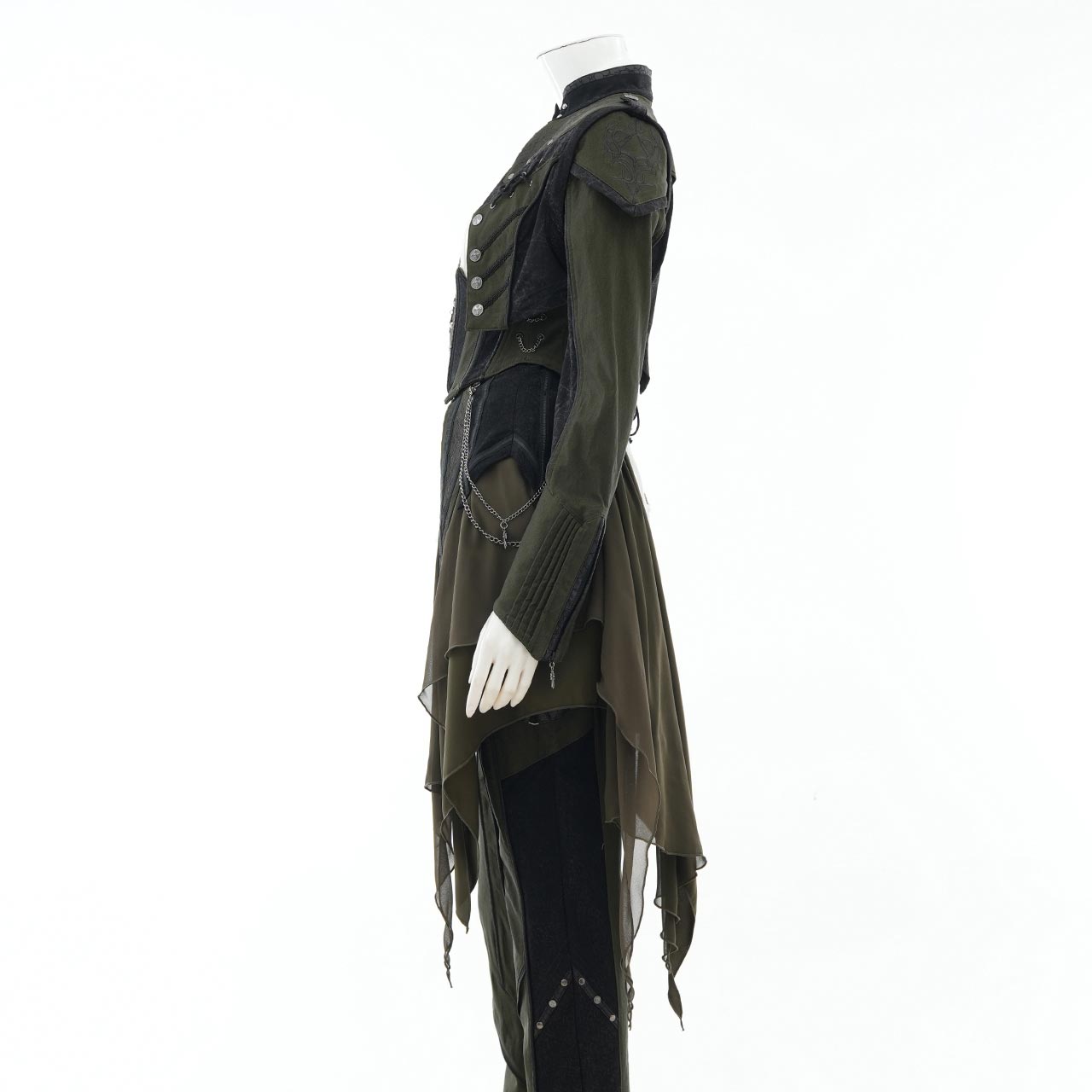 Remnants of Silent Depth Corset Skirt with Pockets