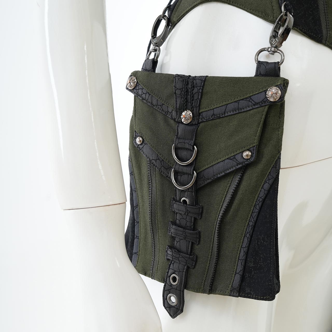Remnants of Silent Depth Corset Skirt with Pockets