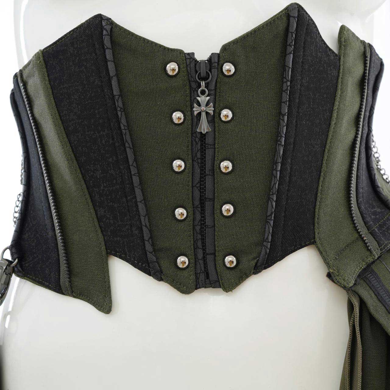 Remnants of Silent Depth Corset Skirt with Pockets