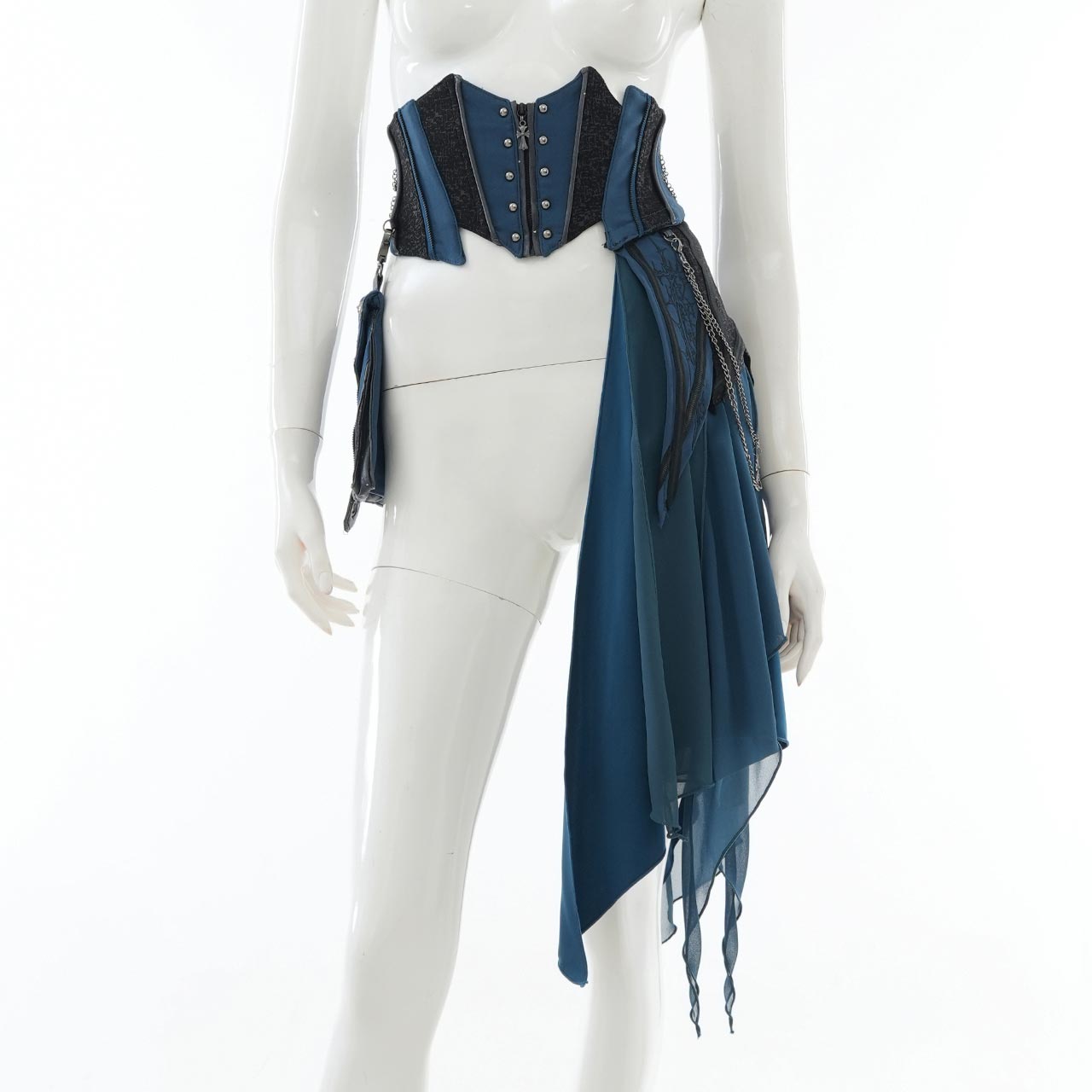 Remnants of Silent Depth Corset Skirt with Pockets