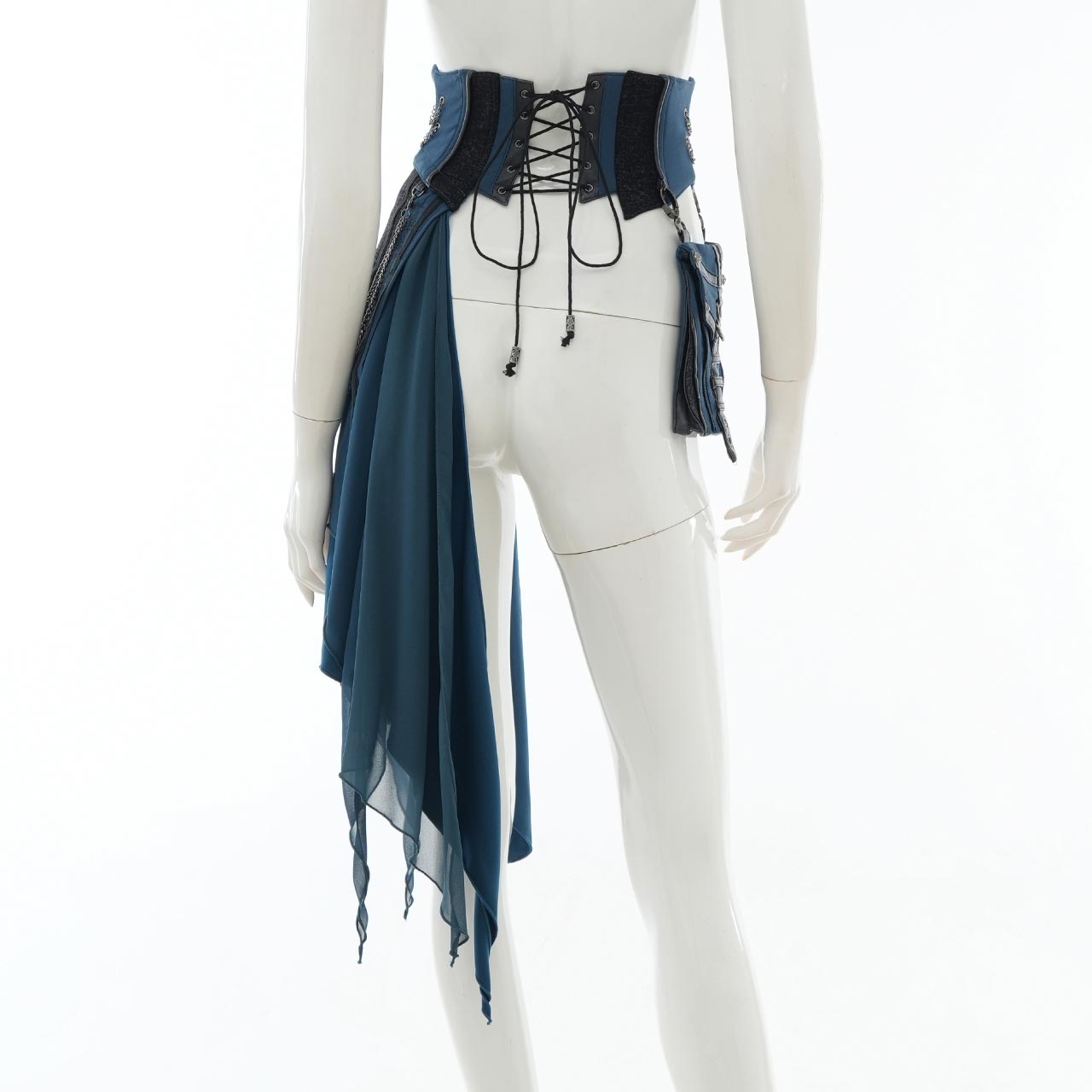Remnants of Silent Depth Corset Skirt with Pockets