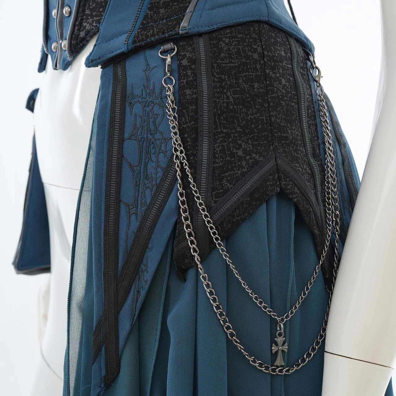 Remnants of Silent Depth Corset Skirt with Pockets