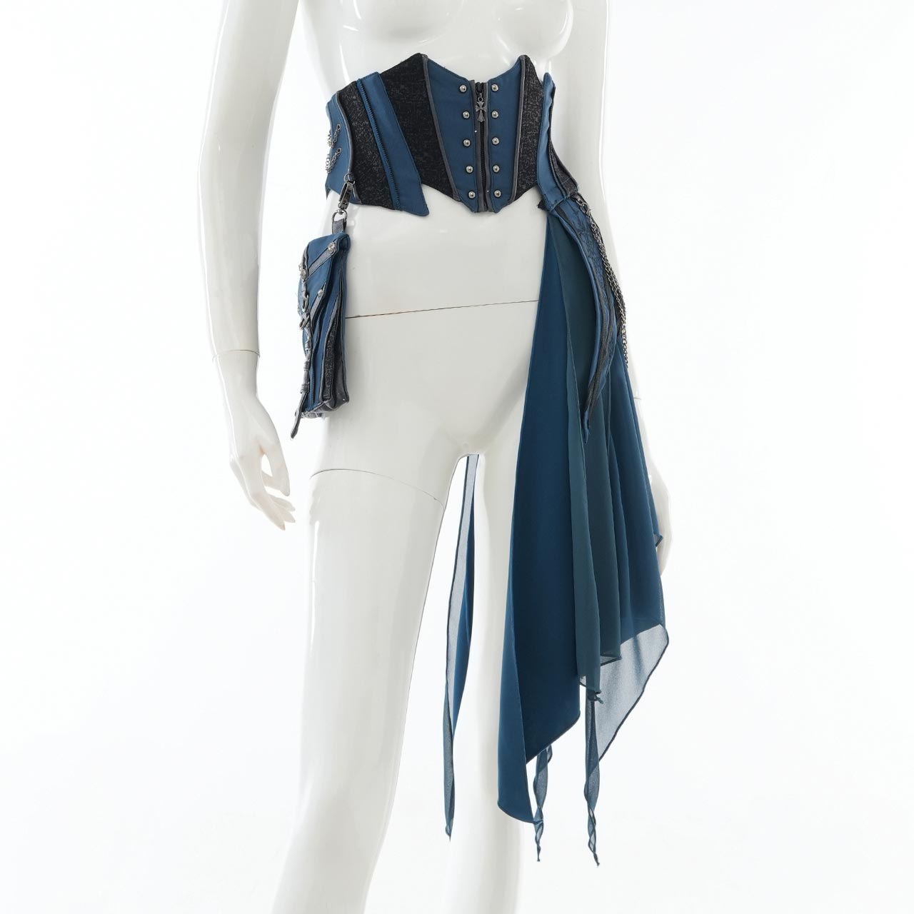 Remnants of Silent Depth Corset Skirt with Pockets