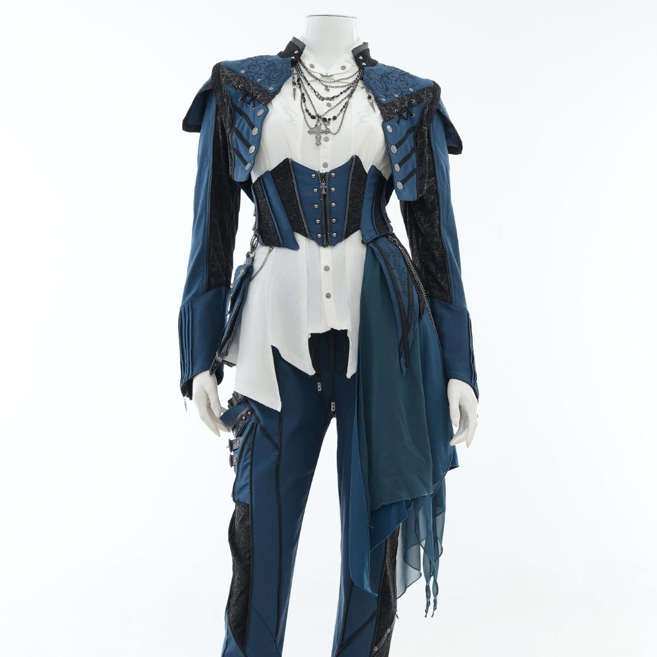 Remnants of Silent Depth Corset Skirt with Pockets