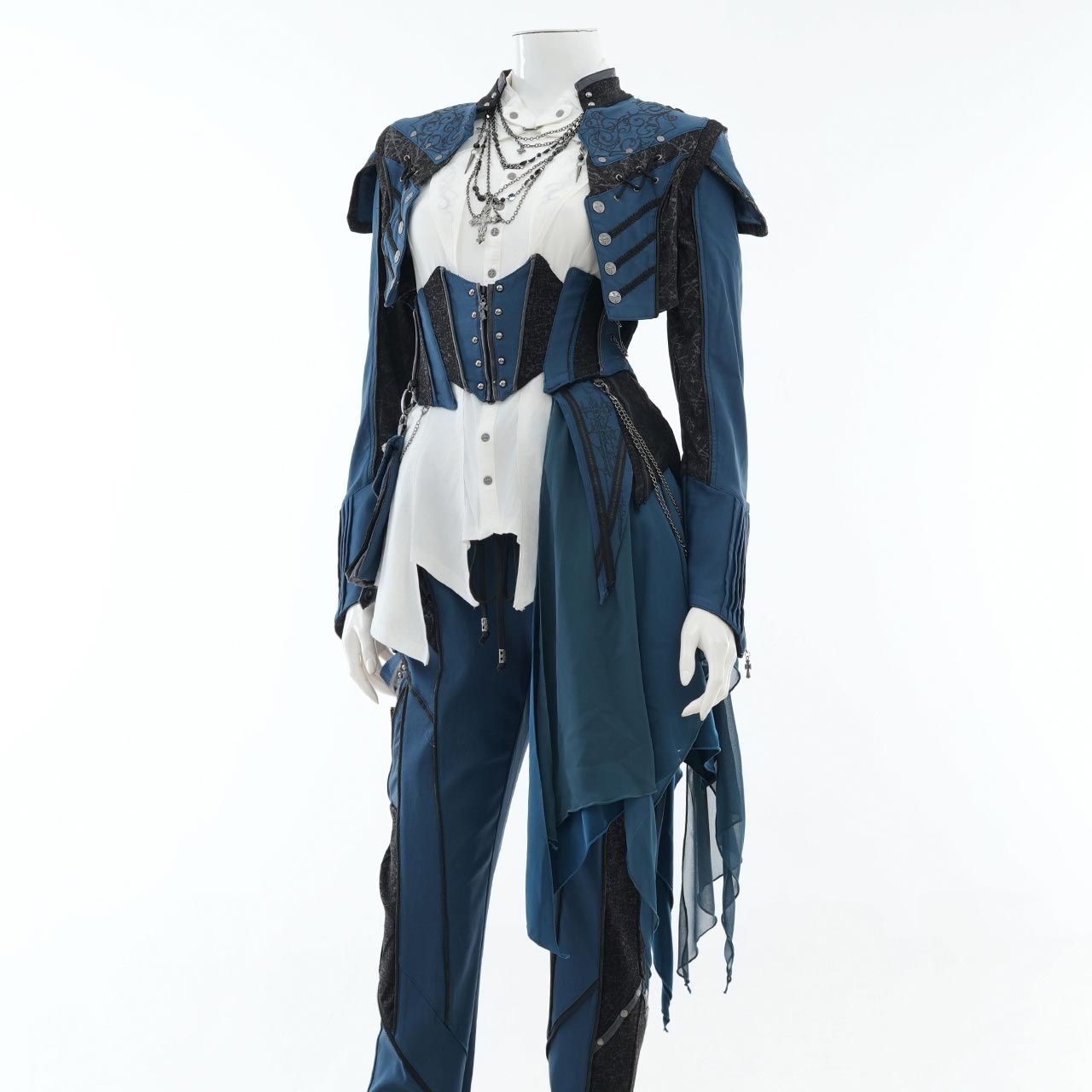 Remnants of Silent Depth Corset Skirt with Pockets