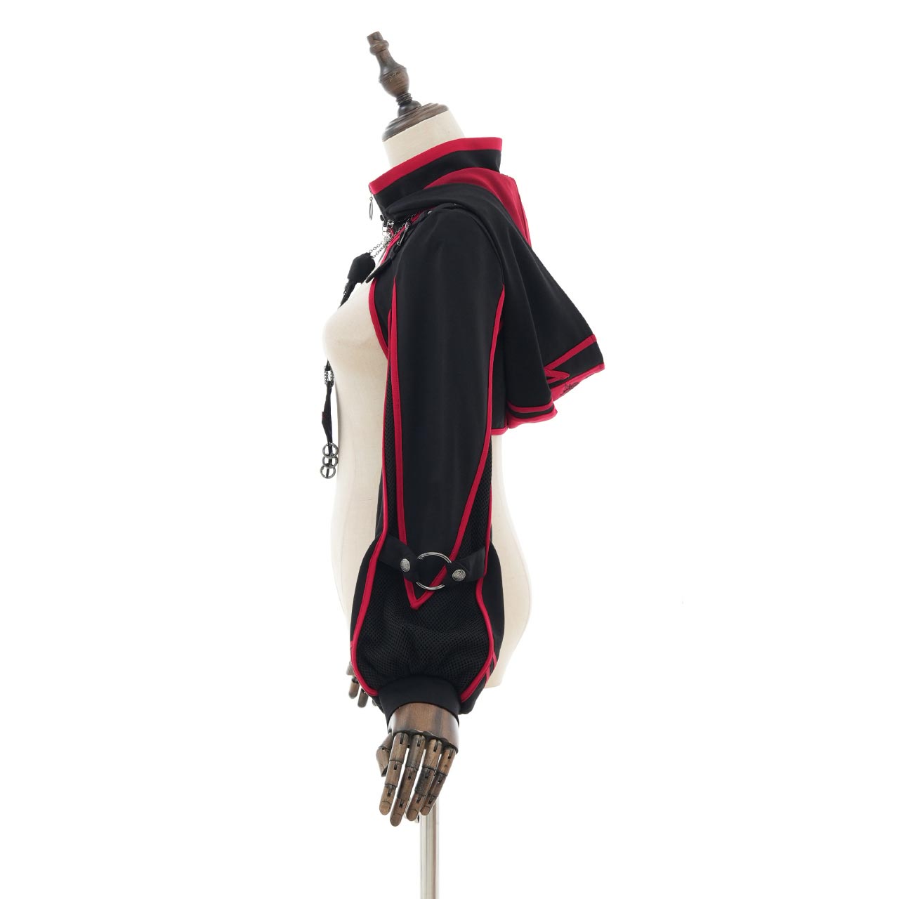 CYBER-ROSE Short Hoodie