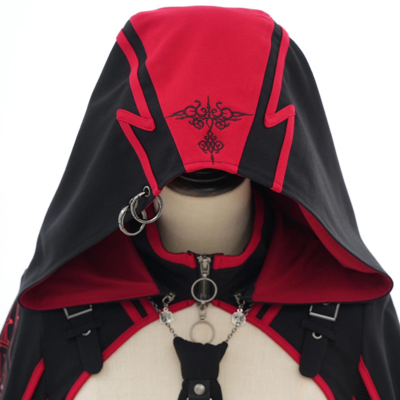 CYBER-ROSE Short Hoodie