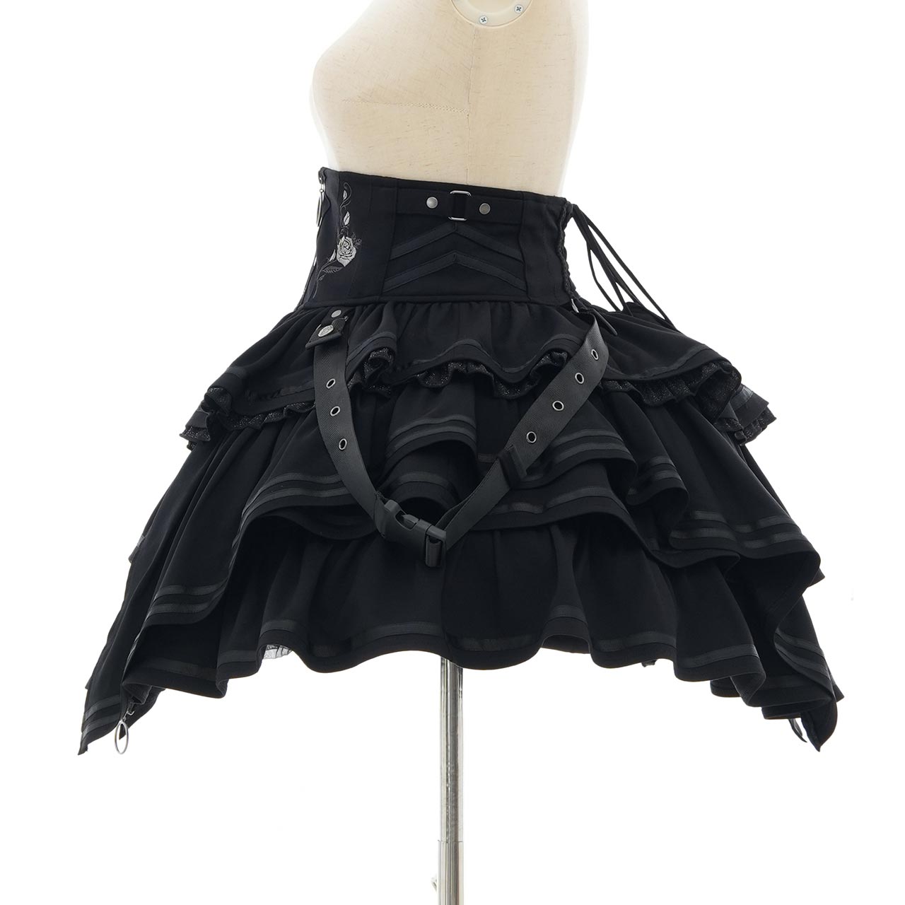 CYBER-ROSE Frill Skirt