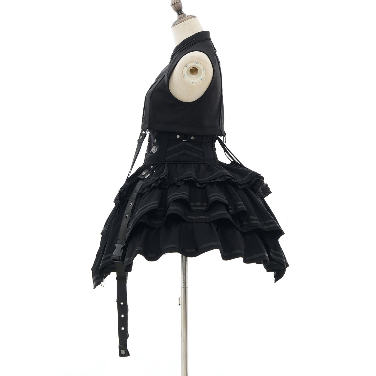 CYBER-ROSE Frill Skirt