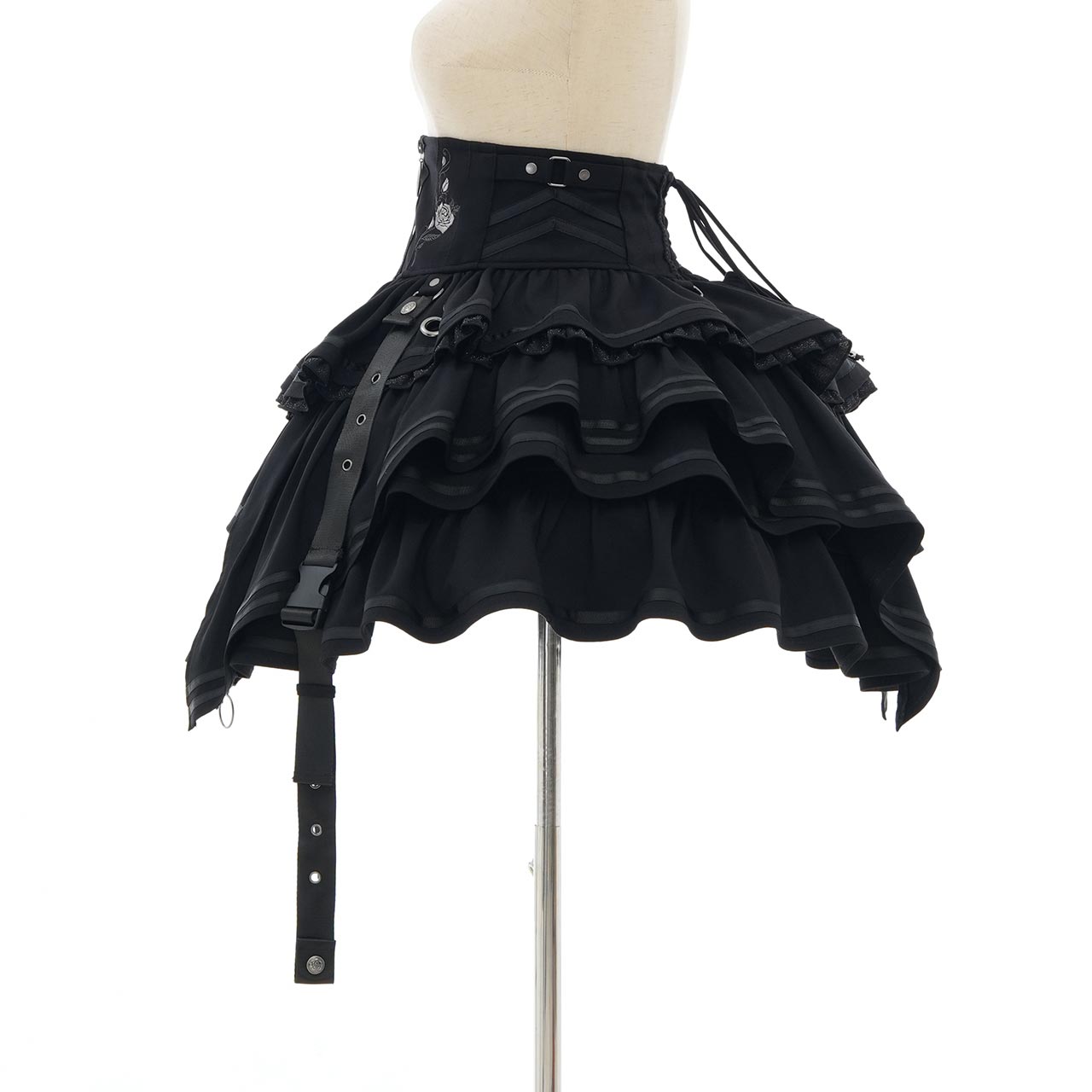 CYBER-ROSE Frill Skirt