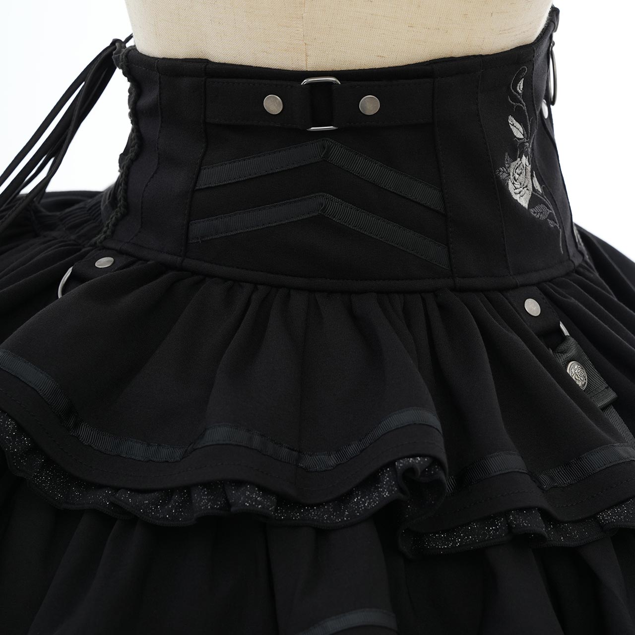 CYBER-ROSE Frill Skirt
