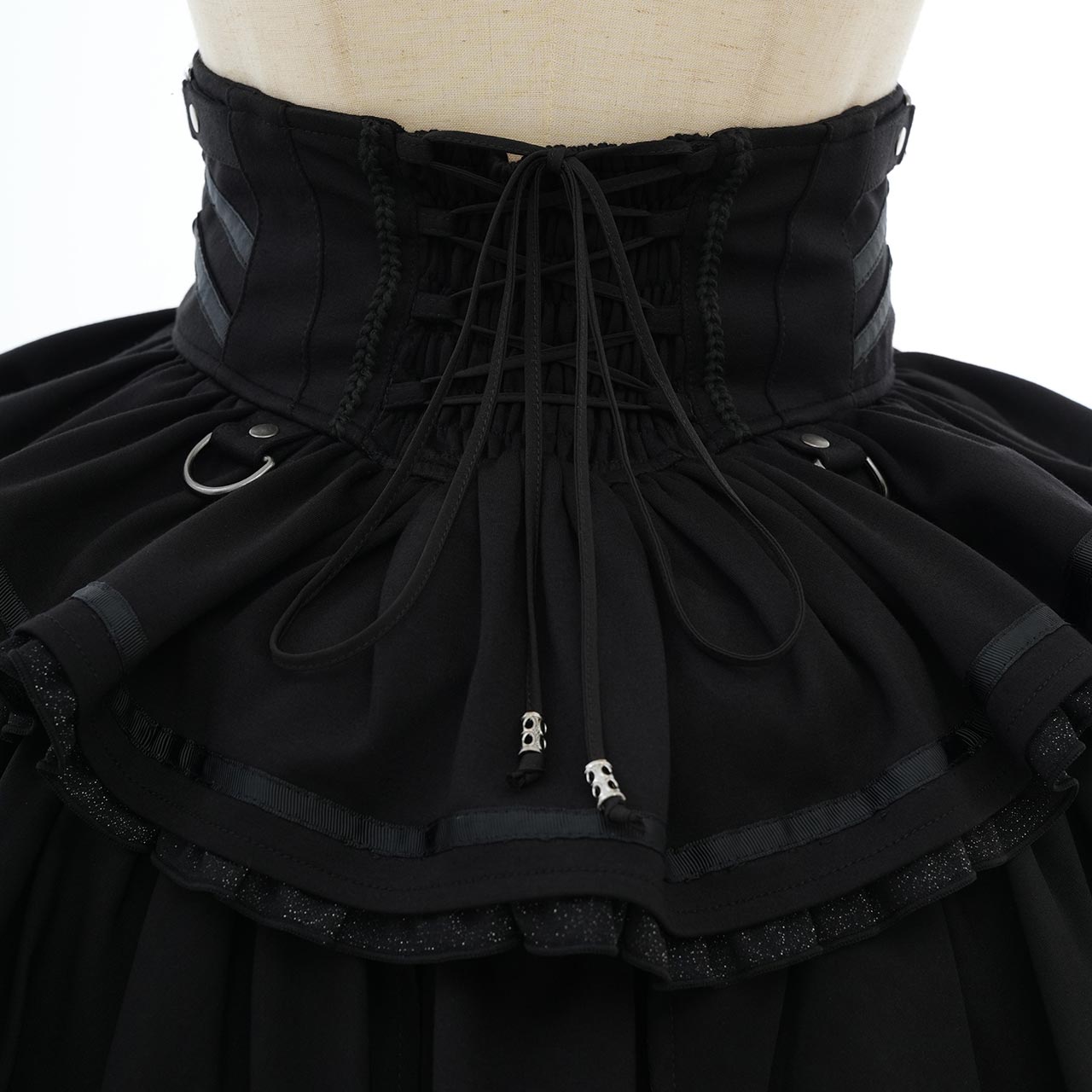 CYBER-ROSE Frill Skirt