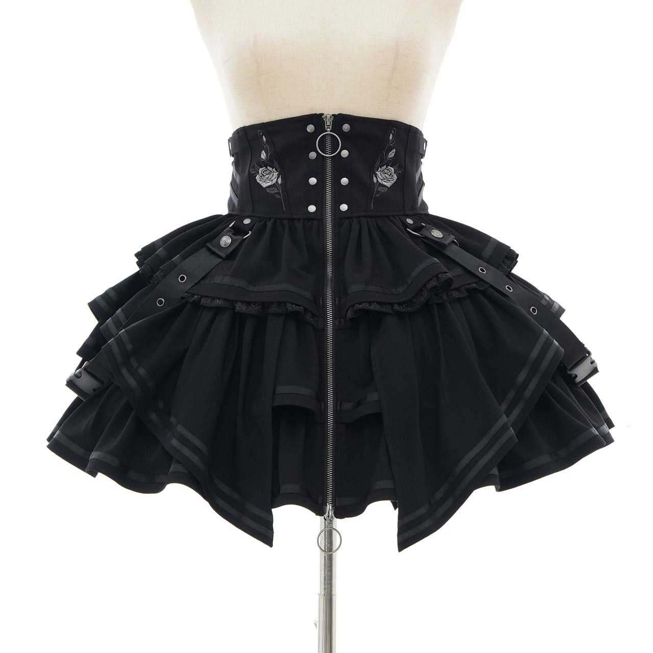 CYBER-ROSE Frill Skirt