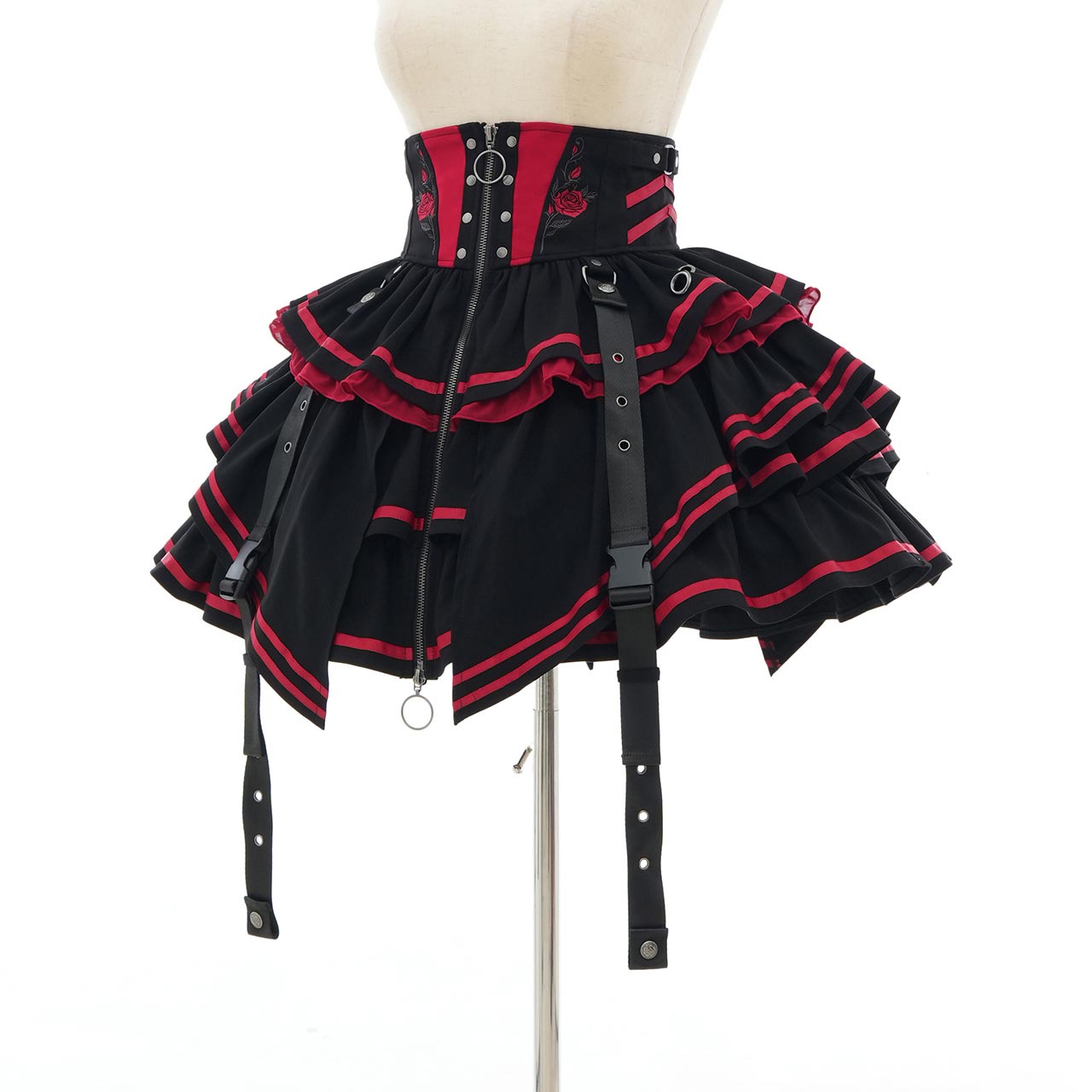 CYBER-ROSE Frill Skirt
