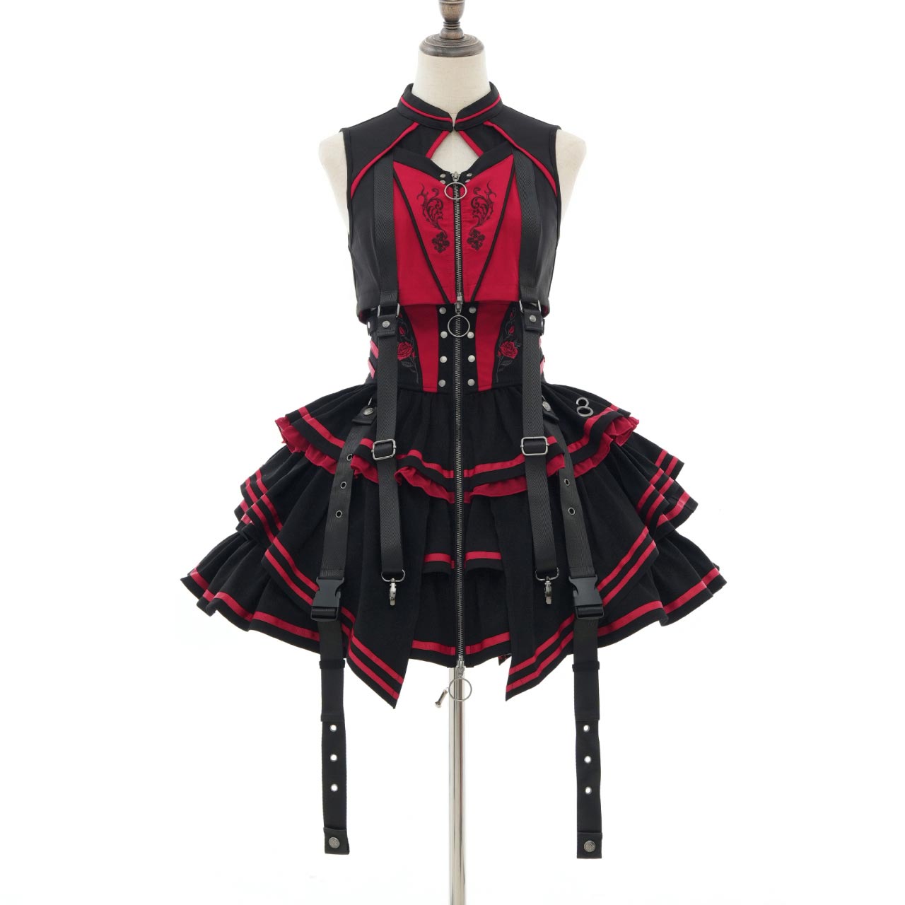 CYBER-ROSE Frill Skirt